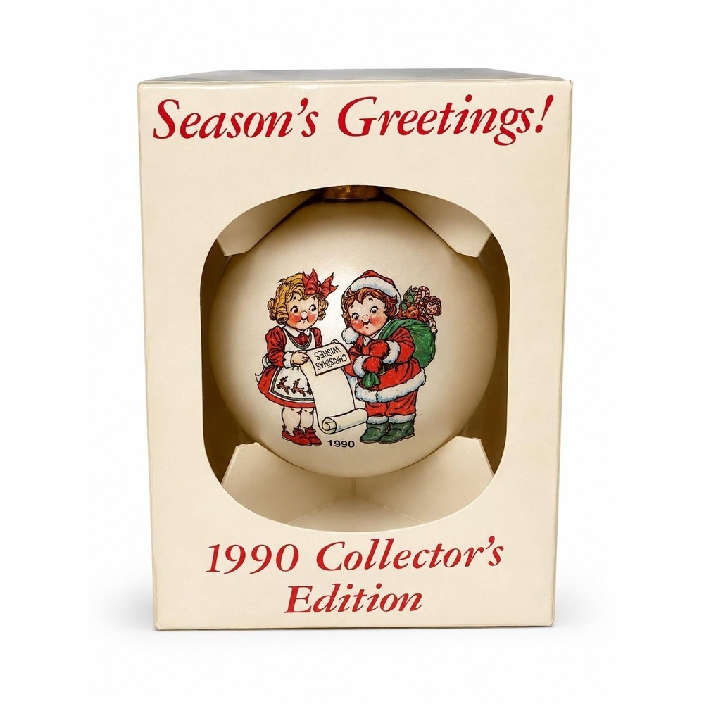 Campbell Kids Christmas Ornament 1990 Collector's Edition New in Box